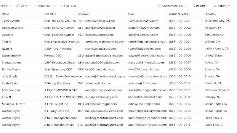 LeadSqueez Chrome Extension in action